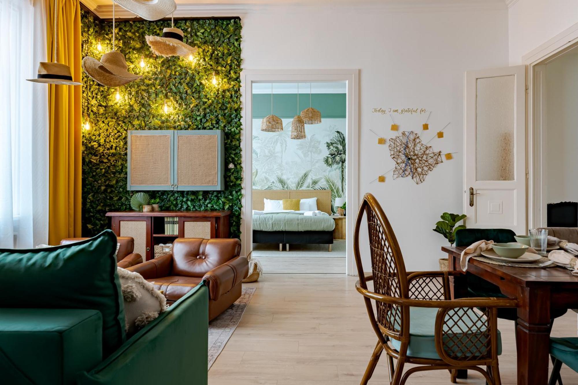 Jungle Aesthetics Downtown Apartman Aircon And Garage Parking 布达佩斯 外观 照片