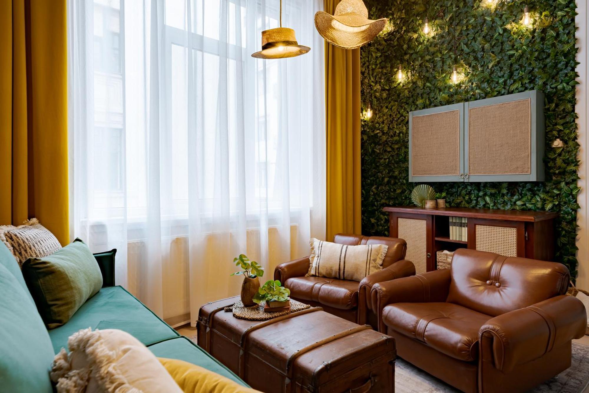Jungle Aesthetics Downtown Apartman Aircon And Garage Parking 布达佩斯 外观 照片