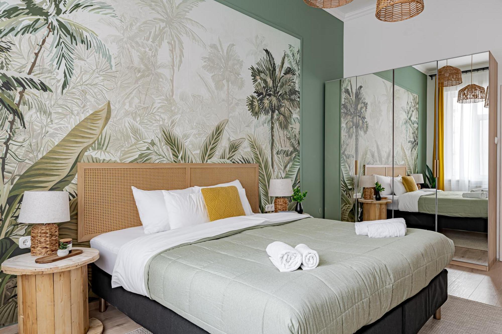 Jungle Aesthetics Downtown Apartman Aircon And Garage Parking 布达佩斯 外观 照片